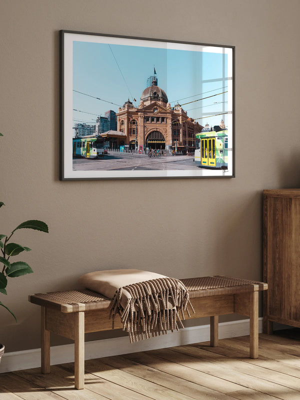 Flinders Street Station (day time) - Wall Art Print