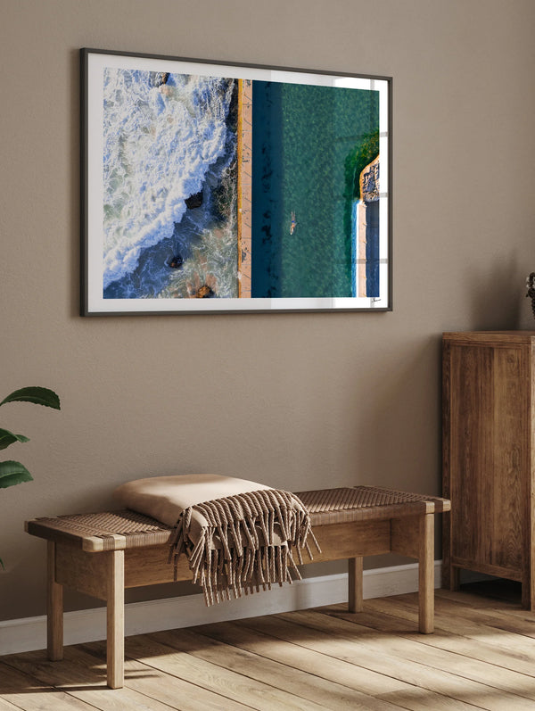 South Curl Curl Pool 03 - Wall Art Print