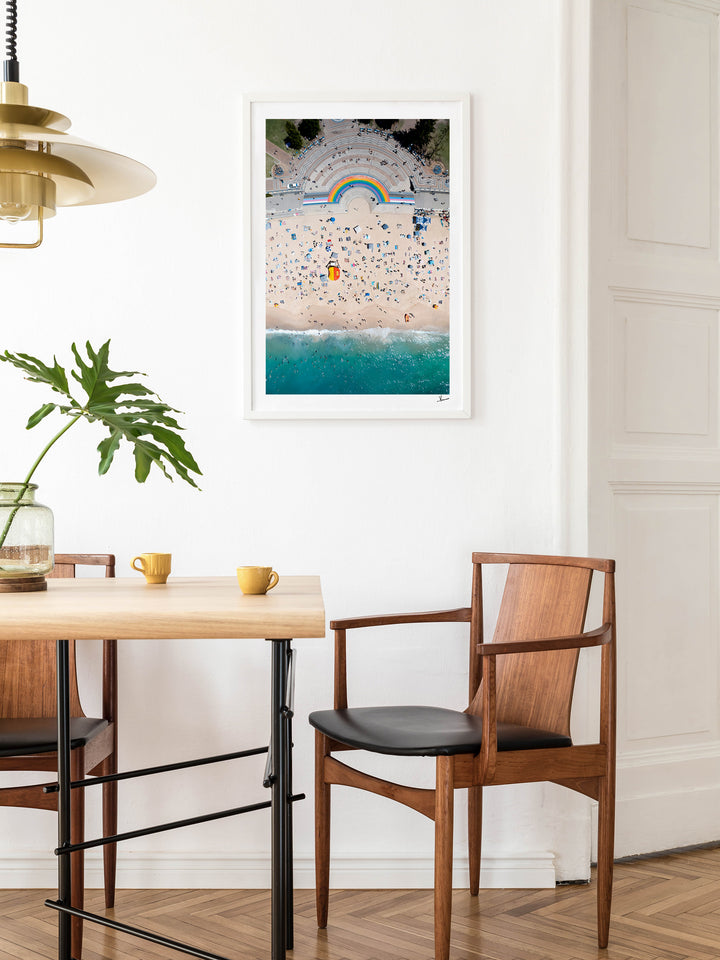 Coogee Beach Rainbow - Sydney Wall Art Print