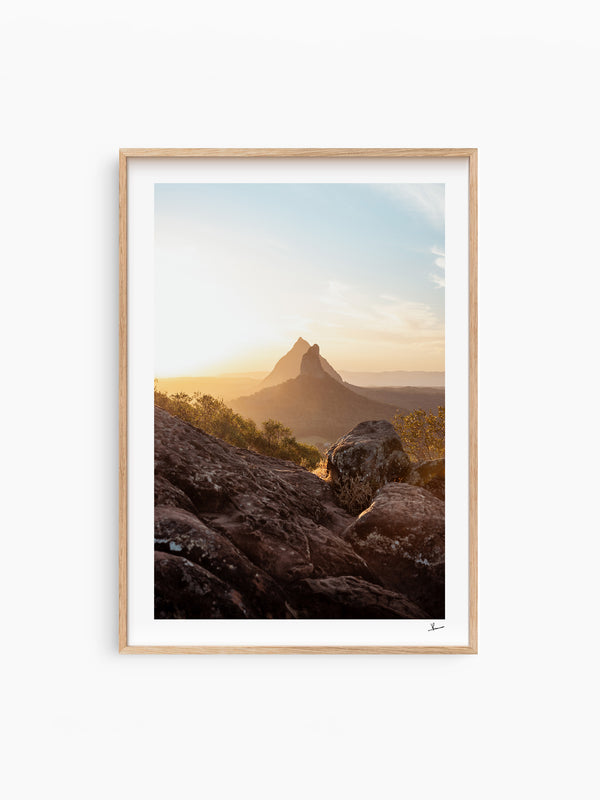 Glass House Mountains 01 - Wall Art Print