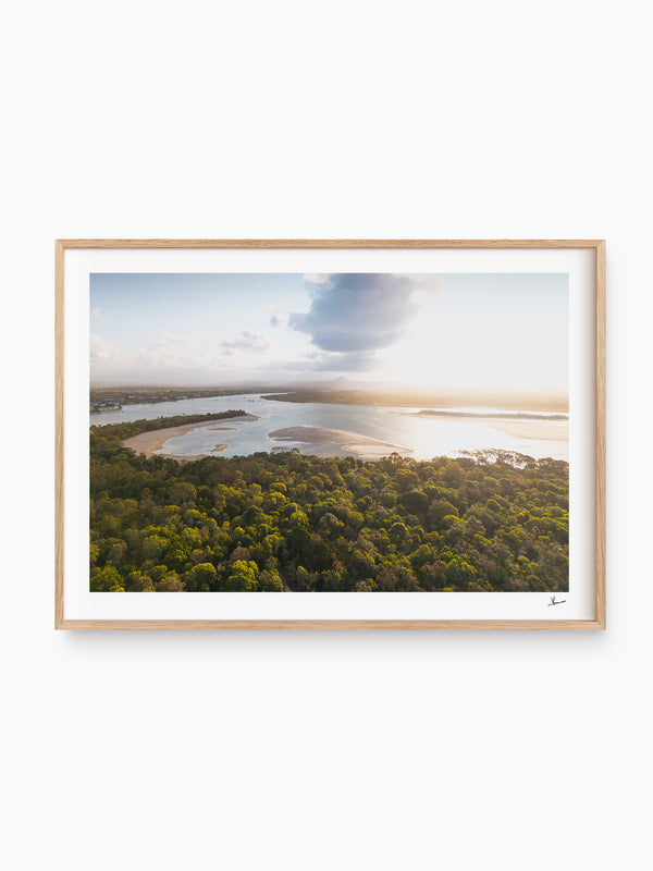 Sunset over Noosa River – Sunshine Coast Wall Art Print