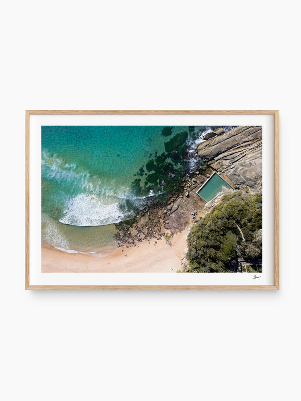 Whale Beach Rock Pool 01 - Wall Art Print