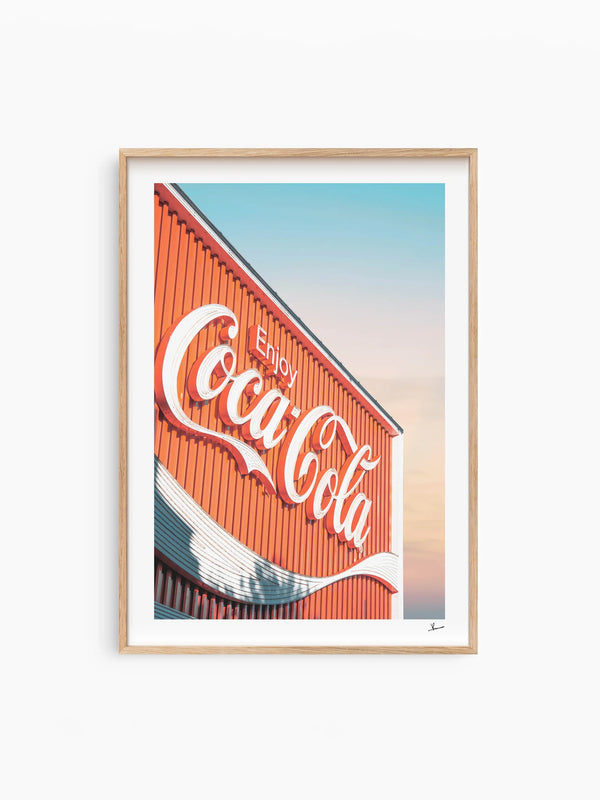 Coke Sign 01 - Wall Art Print