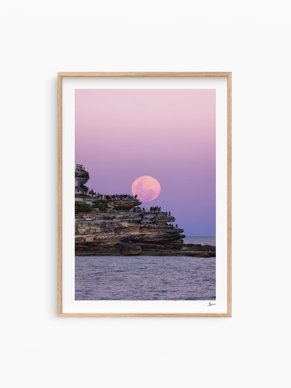 Bondi Super Moon – Limited Edition Wall Art Print