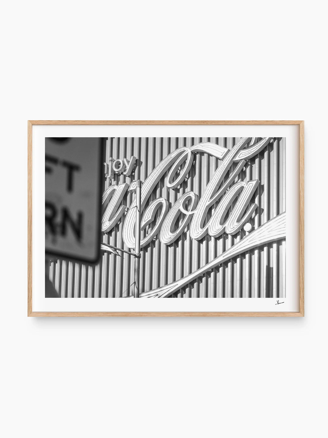 Coke Sign 02 - Wall Art Print