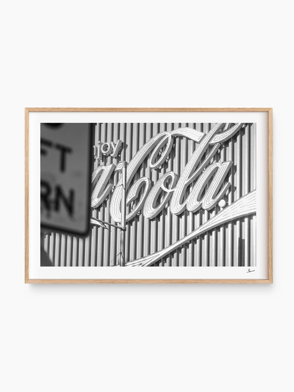 Coke Sign 02 - Wall Art Print