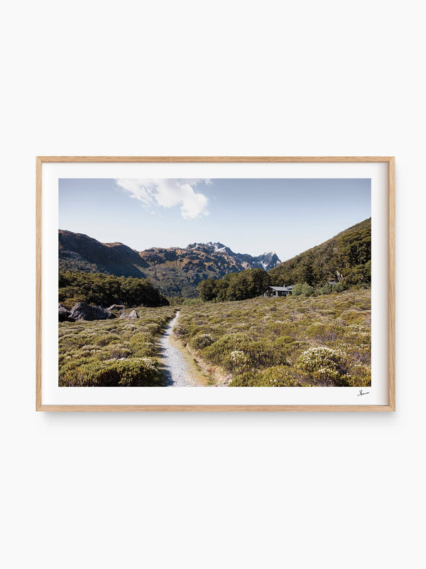 Arriving at Mackenzie Lodge – New Zealand Wall Art Print