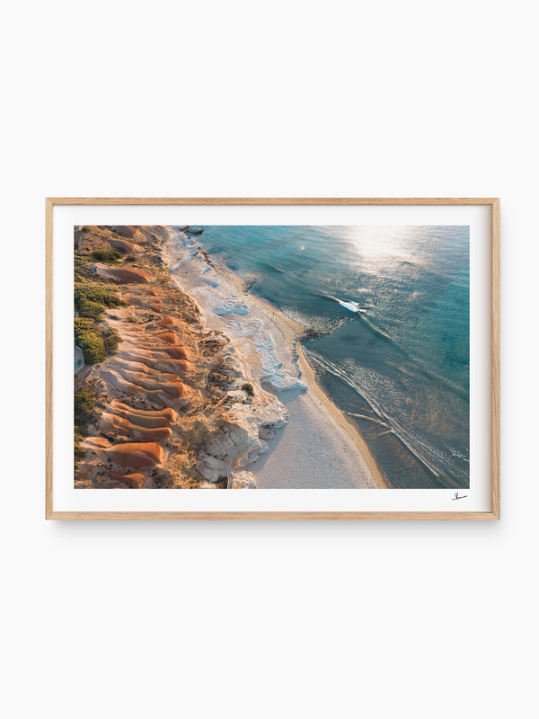Golden Contours – South Australia Wall Art Print