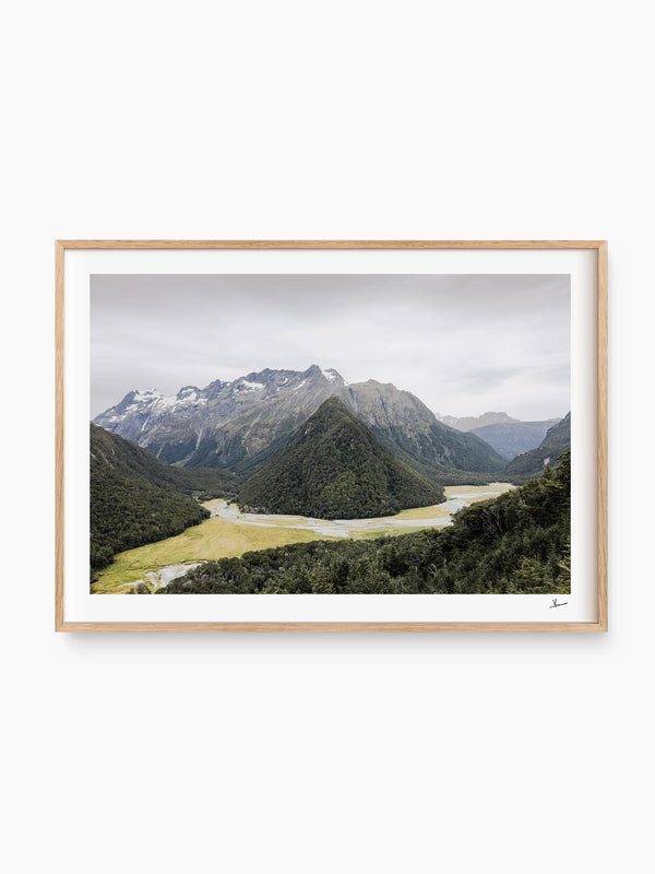 Routeburn Flats 01 – New Zealand Wall Art Print
