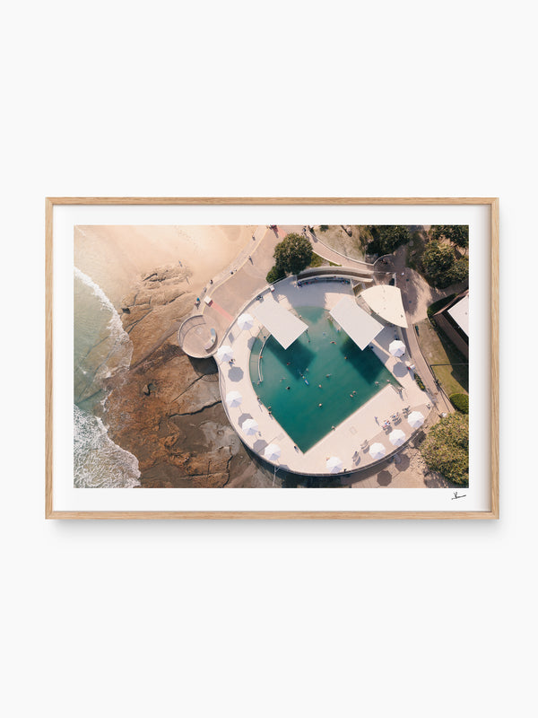 Kings Beach Pool 01 – Sunshine Coast Wall Art Print