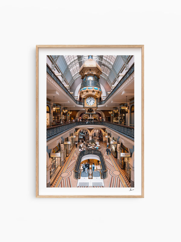 QVB 01 - Sydney — wall art print in Classic Raw Wood frame · Australia Unseen