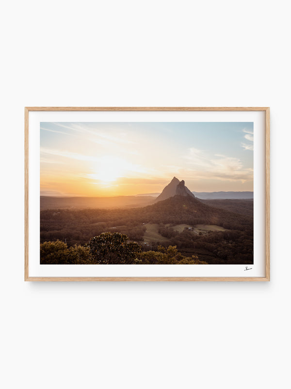 Glass House Mountains 02 - Wall Art Print
