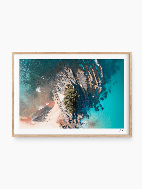 Hedgehog Island 01 (Seal Rocks) - Wall Art Print