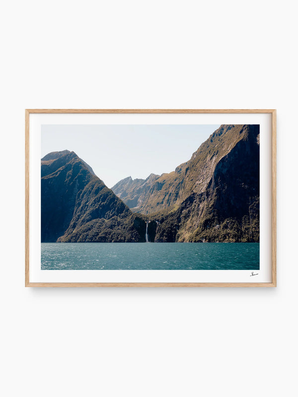 Stirling Falls 01 – Milford Sound New Zealand Wall Art Print
