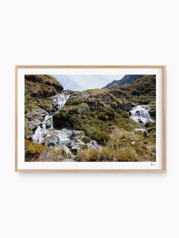 Routeburn Falls – New Zealand Wall Art Print