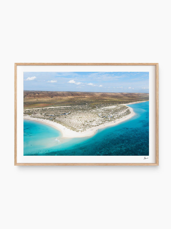 Turquoise Bay 01 - Western Australia — wall art print in Classic Raw Wood frame · Australia Unseen