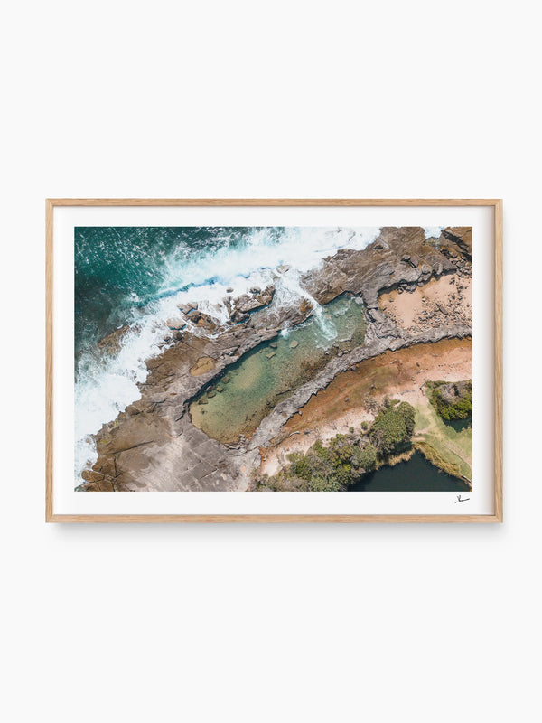 Angourie Rock Pool 02 - Wall Art Print