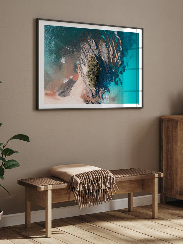 Hedgehog Island 01 (Seal Rocks) - Wall Art Print