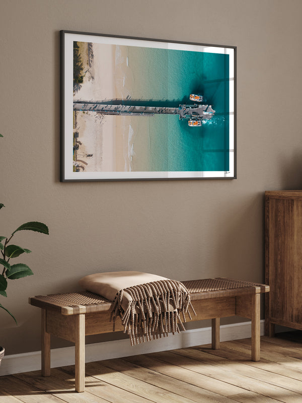 Moreton Jetty 02 - Moreton Island Wall Art Print