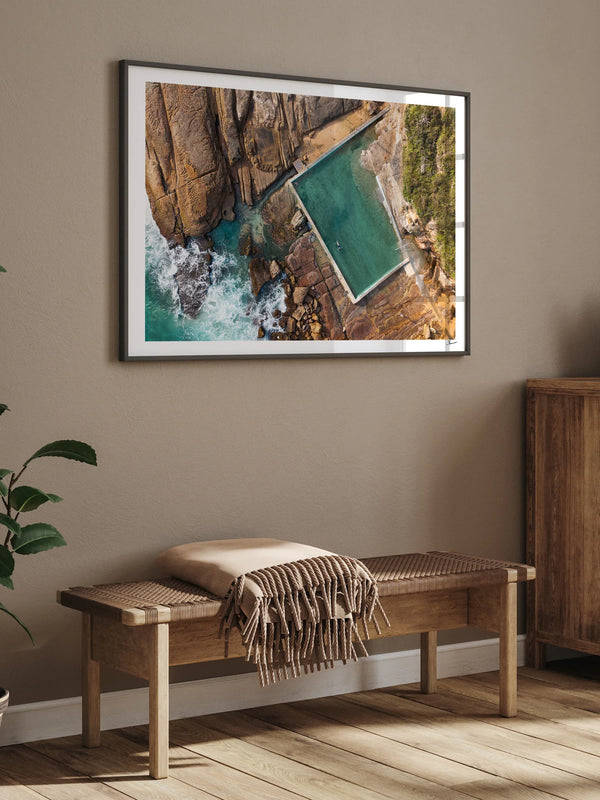 Whale Beach Rock Pool 02 - Northern Beaches Wall Art Print