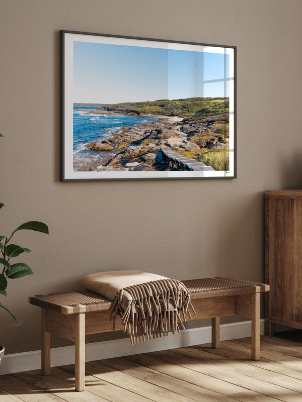 Cruwee Cove Beach 01 - Wall Art Print