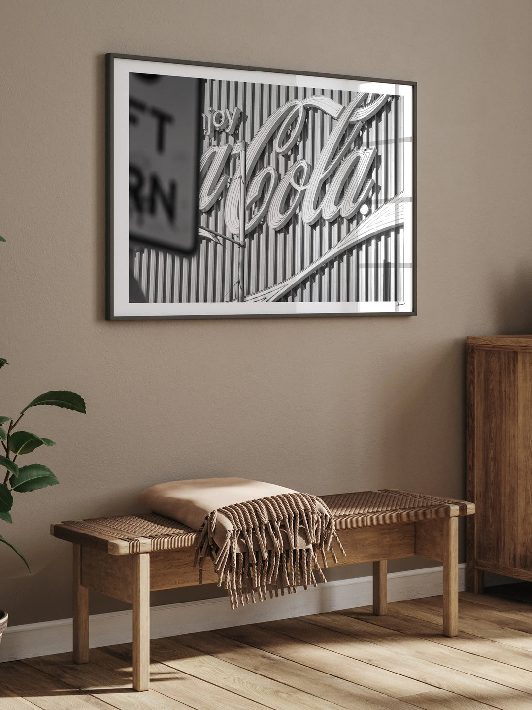 Coke Sign 02 - Wall Art Print