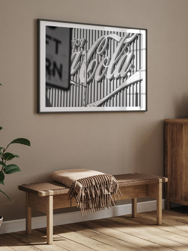 Coke Sign 02 - Wall Art Print