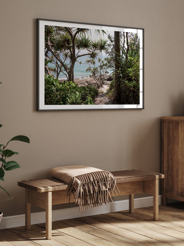 Down Pandanus Lane – Noosa National Park Wall Art Print