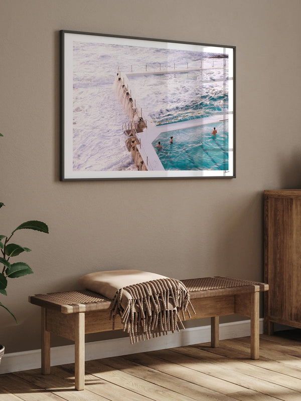 Bondi Bubble Bath – Bondi Beach Wall Art Print