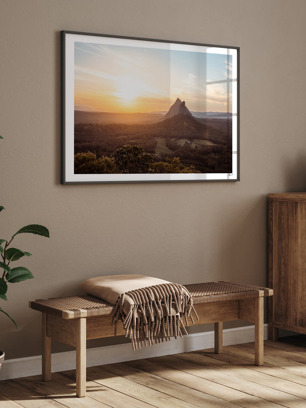 Glass House Mountains 02 - Wall Art Print