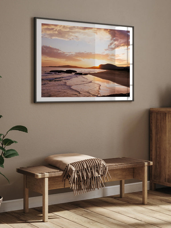 Trial Bay Front Beach Sunrise 01 (South West Rocks) - Wall Art Print