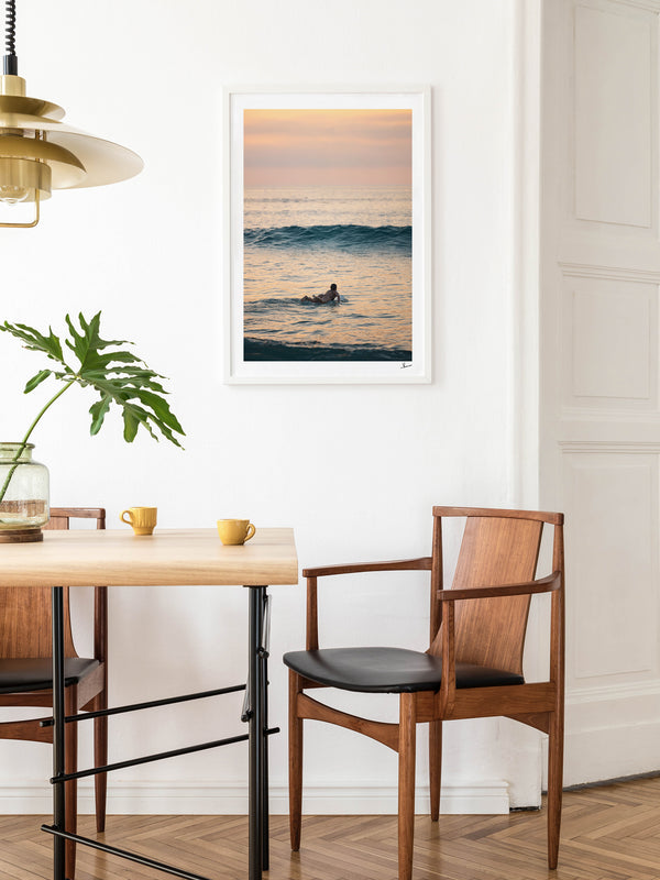 Quiet Paddle - Bondi Beach Wall Art Print
