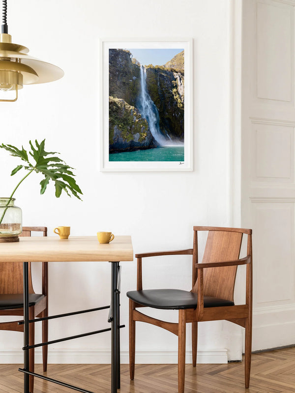 Stirling Falls 02 – Milford Sound New Zealand Wall Art Print