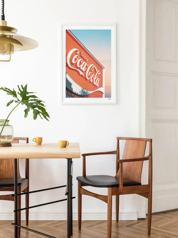 Coke Sign 01 - Wall Art Print