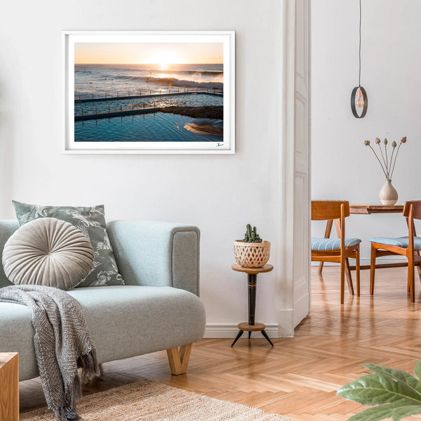 South Curl Curl Pool 02 - Wall Art Print