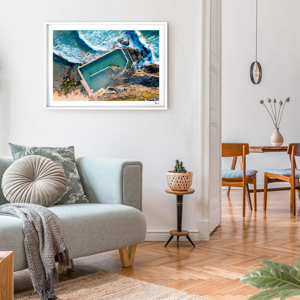 South Curl Curl Pool 01 - Wall Art Print