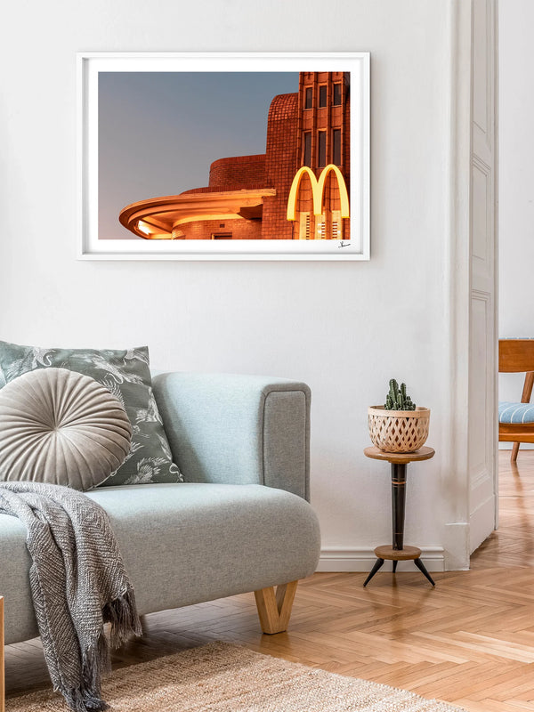 Art Deco Maccas 02 - Wall Art Print