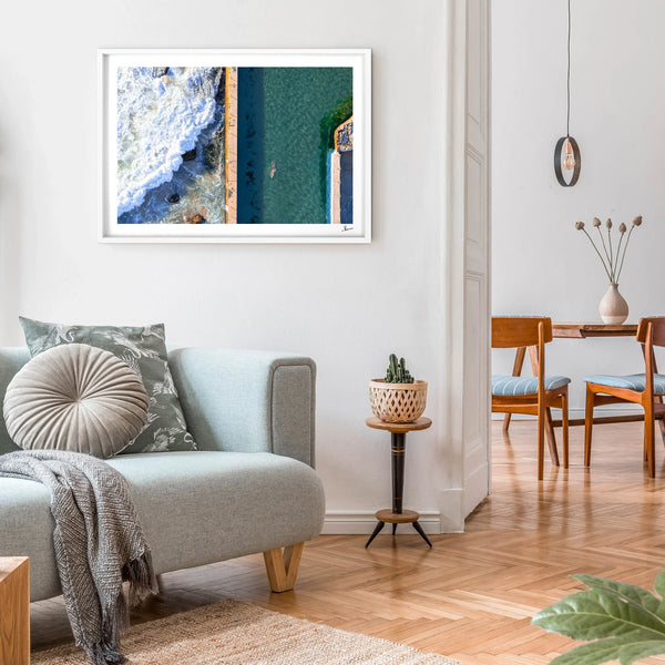 South Curl Curl Pool 03 - Wall Art Print
