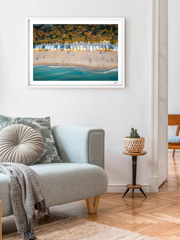 Brighton Bathing Boxes 01 - Wall Art Print