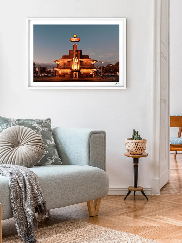 Art Deco Maccas 03 - Wall Art Print