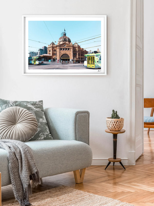 Flinders Street Station (day time) - Wall Art Print