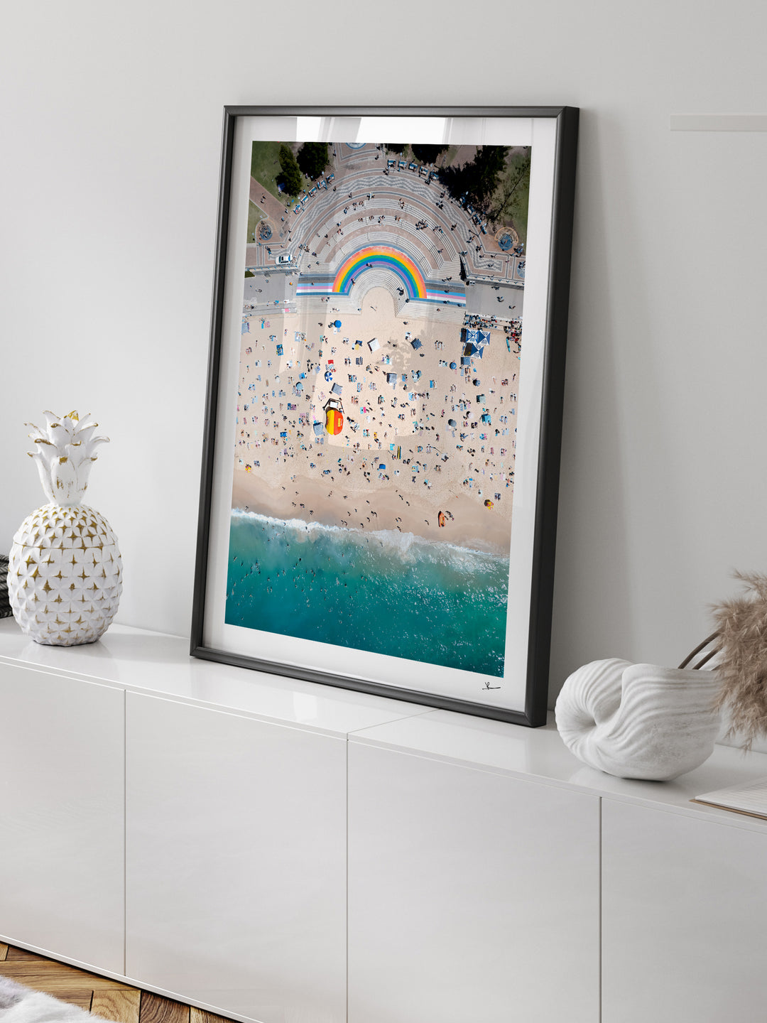 Coogee Beach Rainbow - Sydney Wall Art Print