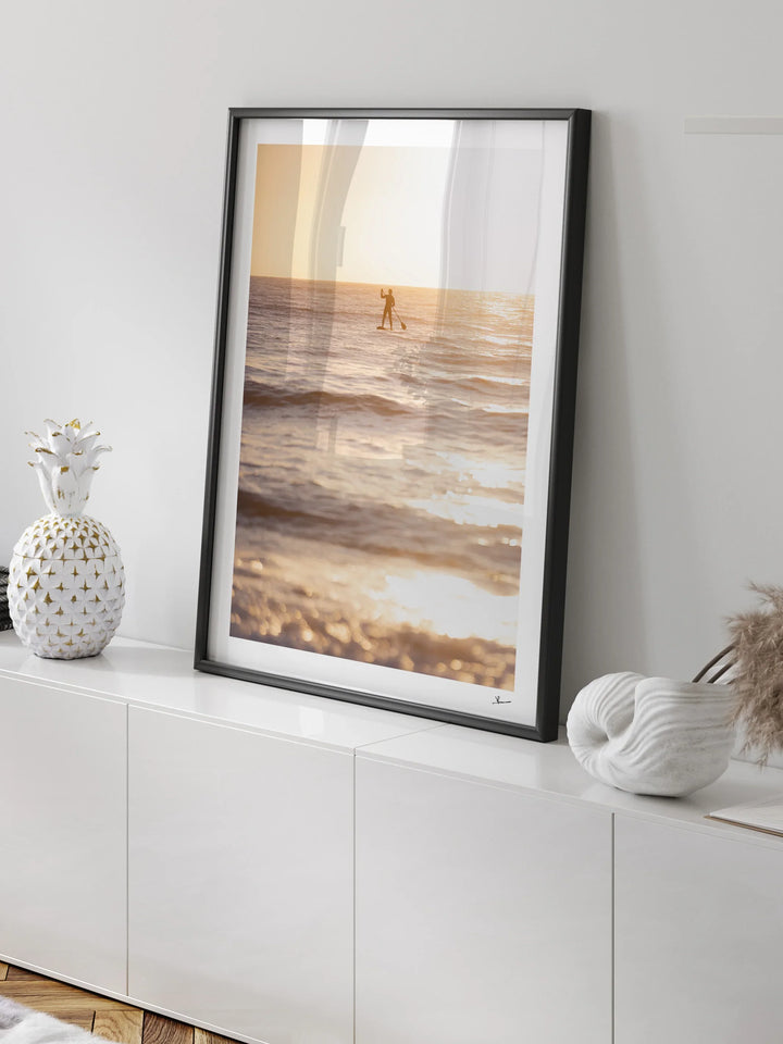 Sunrise stand-up Paddle (Dee Why Beach) - Wall Art Print