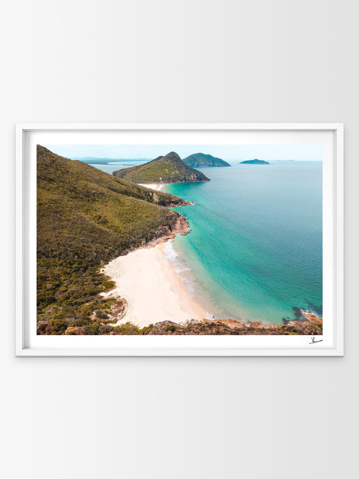 Wreck Beach – Nelson Bay – Port Stephens Wall Art Print