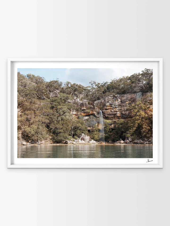 Refuge Bay Waterfall – Hawkesbury River Wall Art Print