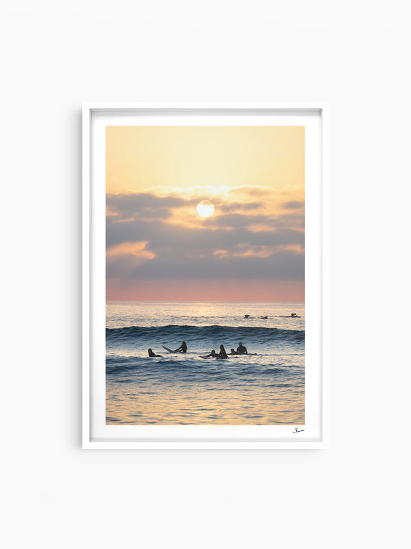 Where the day begins - Bondi Beach Wall Art Print