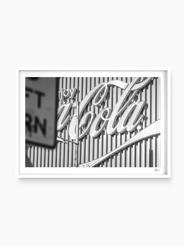 Coke Sign 02 - Wall Art Print