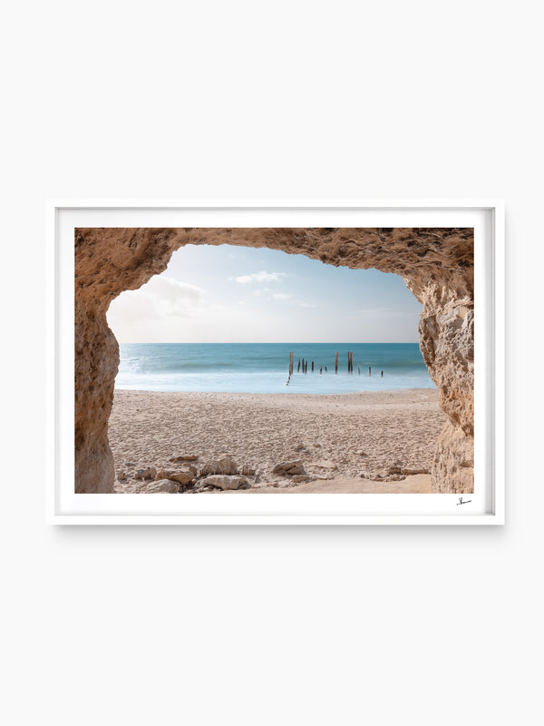 Port Willunga Jetty Pylons 01 – South Australia Wall Art Print