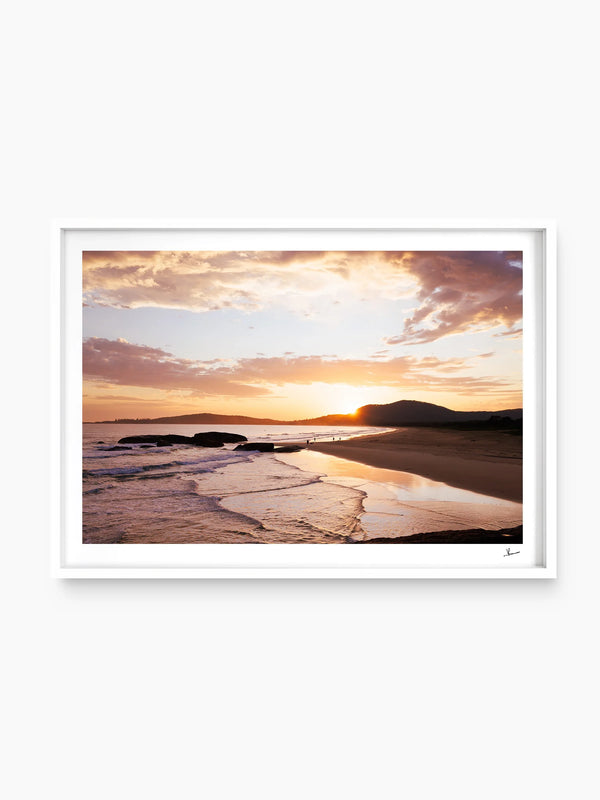 Trial Bay Front Beach Sunrise 01 (South West Rocks) - Wall Art Print