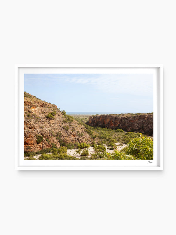 Mandu Mandu Gorge — wall art print in ShadowBox White frame · Australia Unseen
